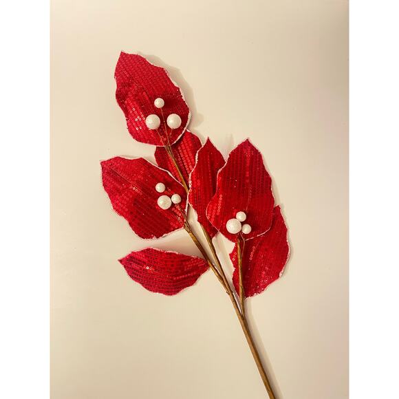 8 Branches 24” Long Christmas Pick Sticks Vase Fillers - Picture 1 of 11